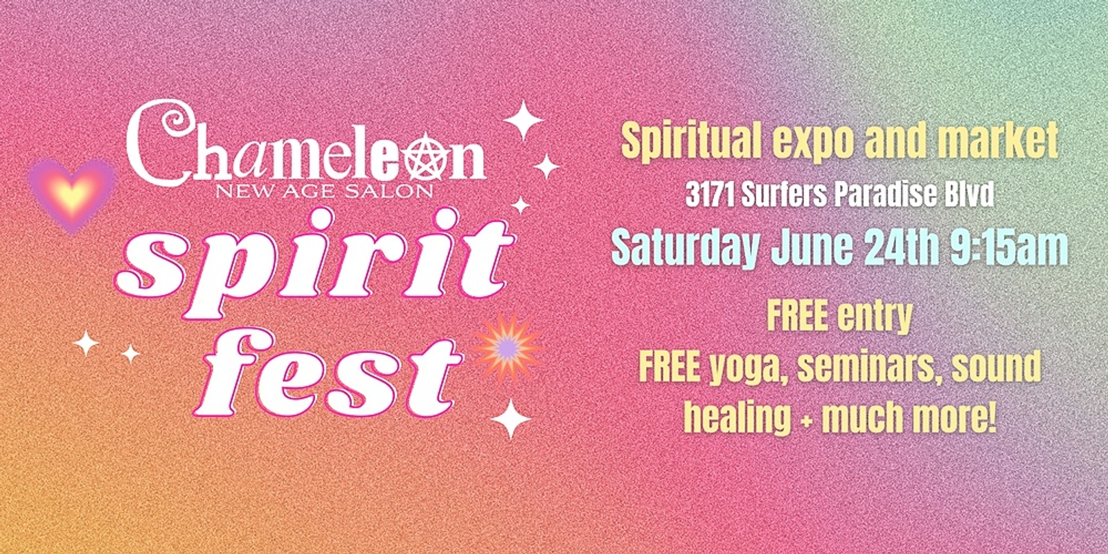 Banner image for Spirit Fest - Community Market and New Age Expo