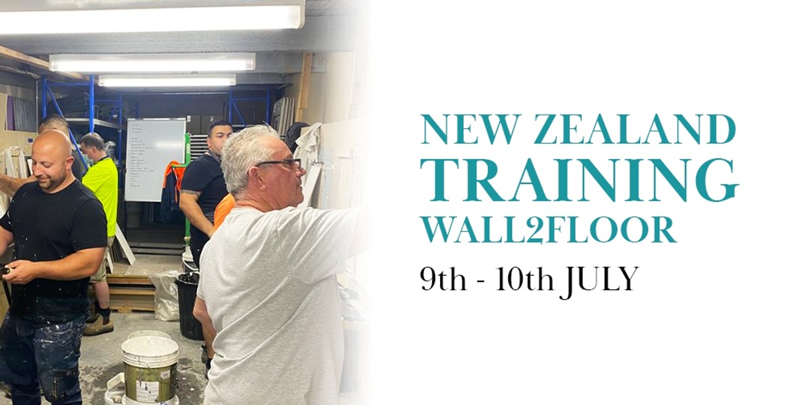 Banner image for WALL2FLOOR Novacolor Training - (9th - 10th) of July 2022 - New Zealand