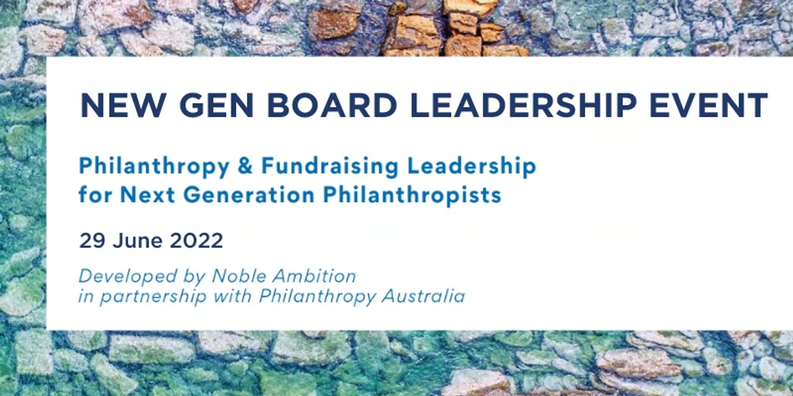 Banner image for New Gen Board Leadership Program Event