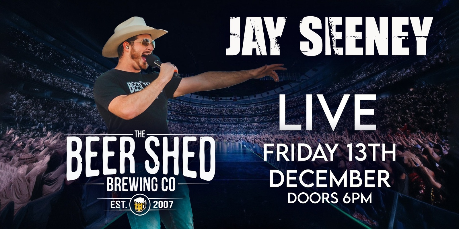 Banner image for Jay Seeney Live at The Beer Shed