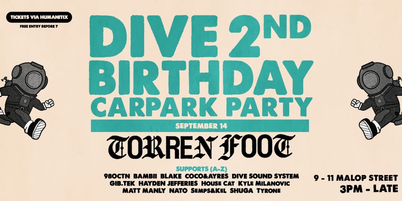 Banner image for DIVE 2ND BIRTHDAY [CARPARK PARTY]