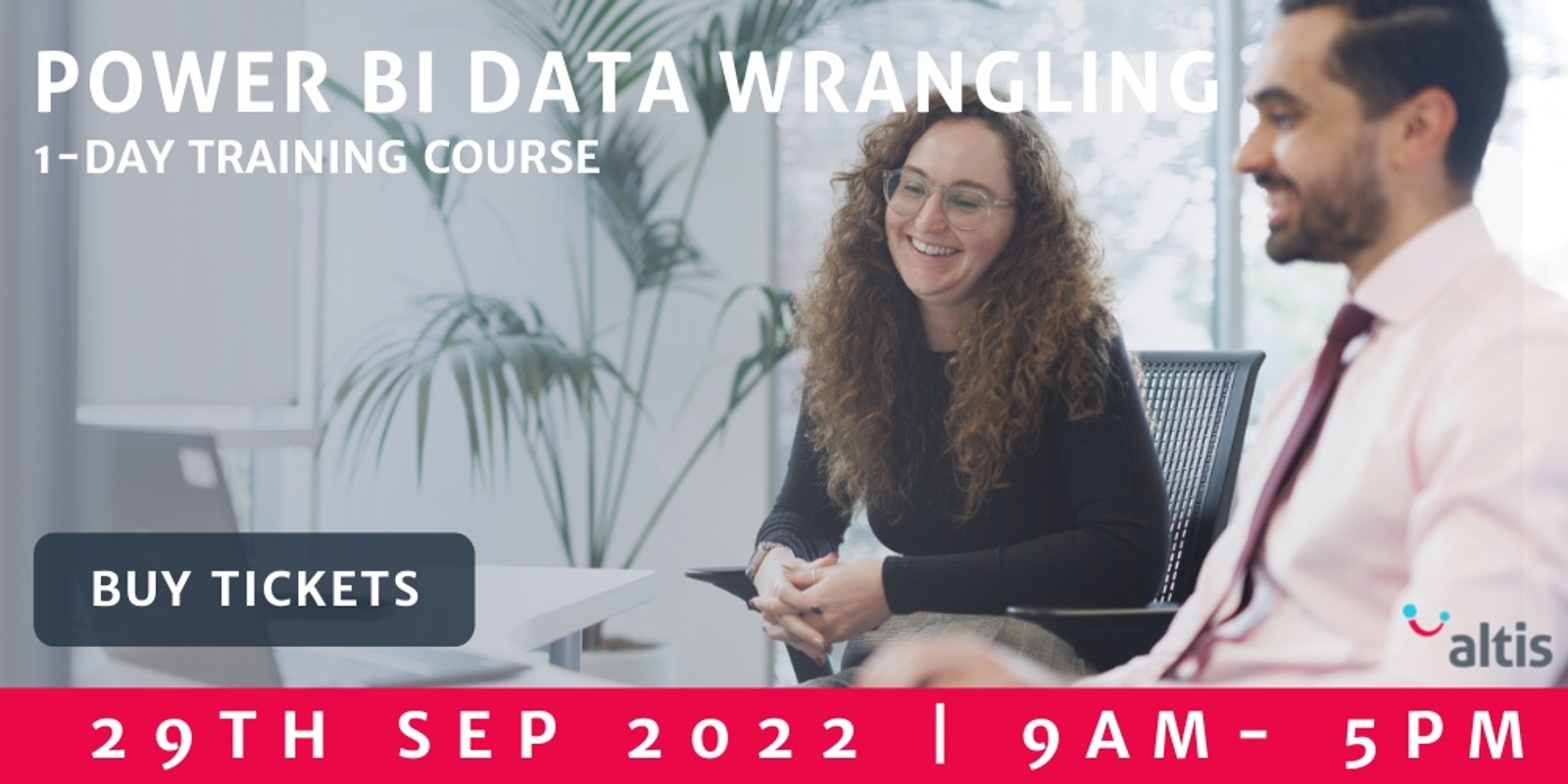 Banner image for Power BI Data Wrangling with Altis Consulting - September 2022