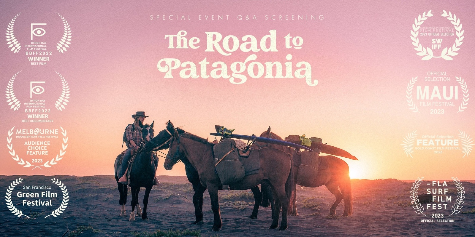 Banner image for THE ROAD TO PATAGONIA - special event Q&A screening - UOW Fri 5th April