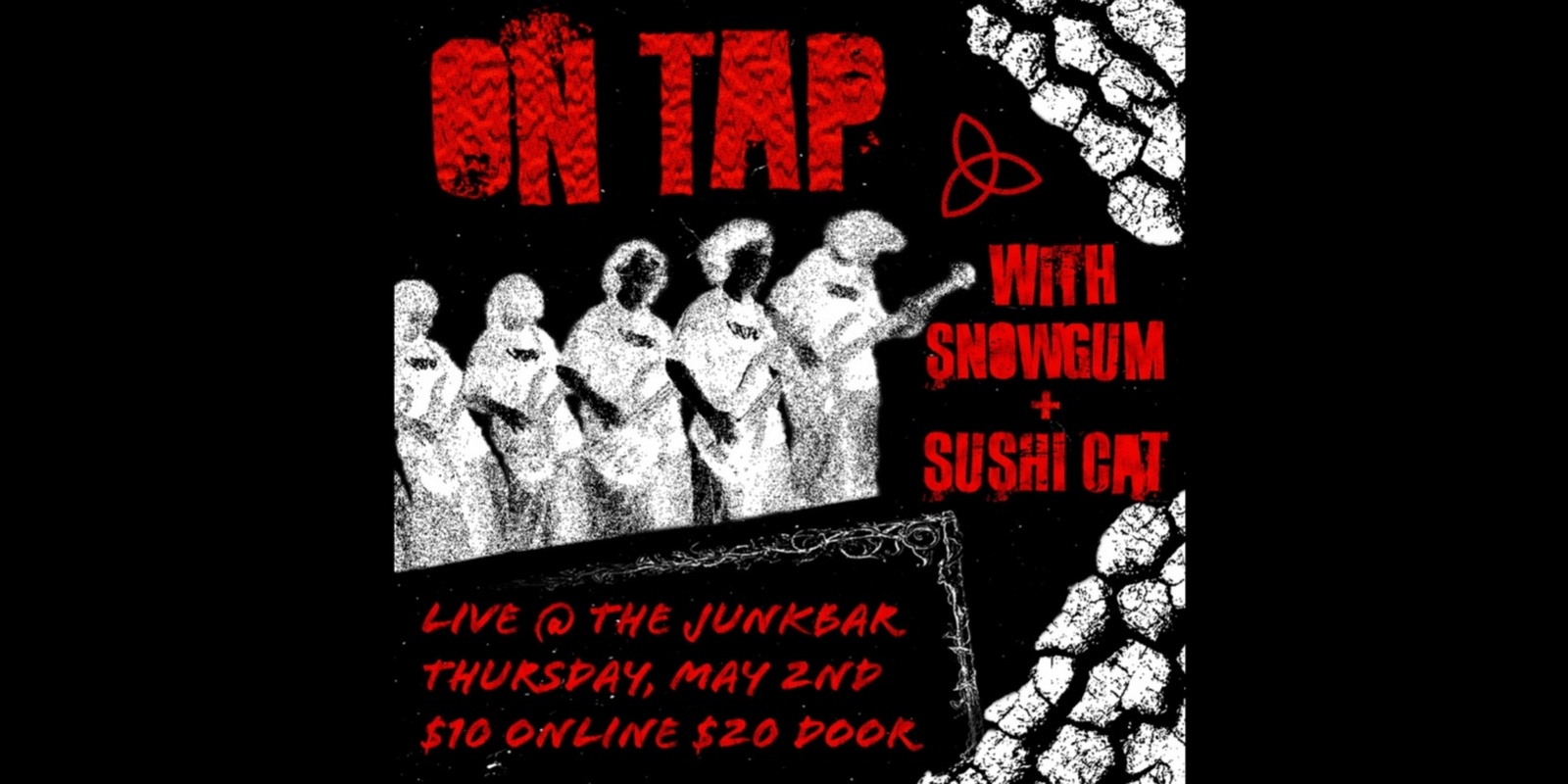 Banner image for On Tap Live at Junk Bar w/ snowgum & Sushicat