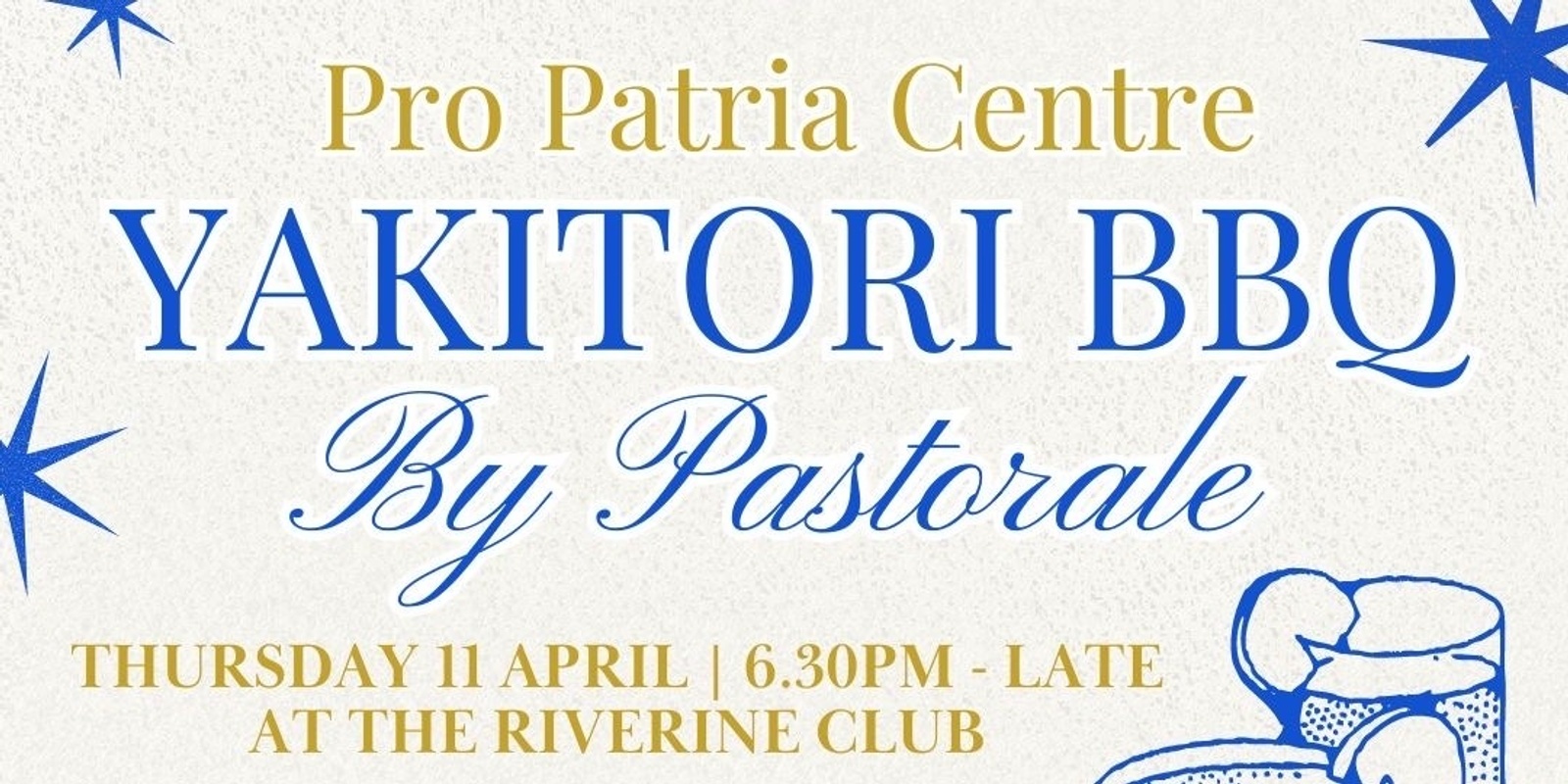Banner image for Pro Patria Centre Yakitori BBQ