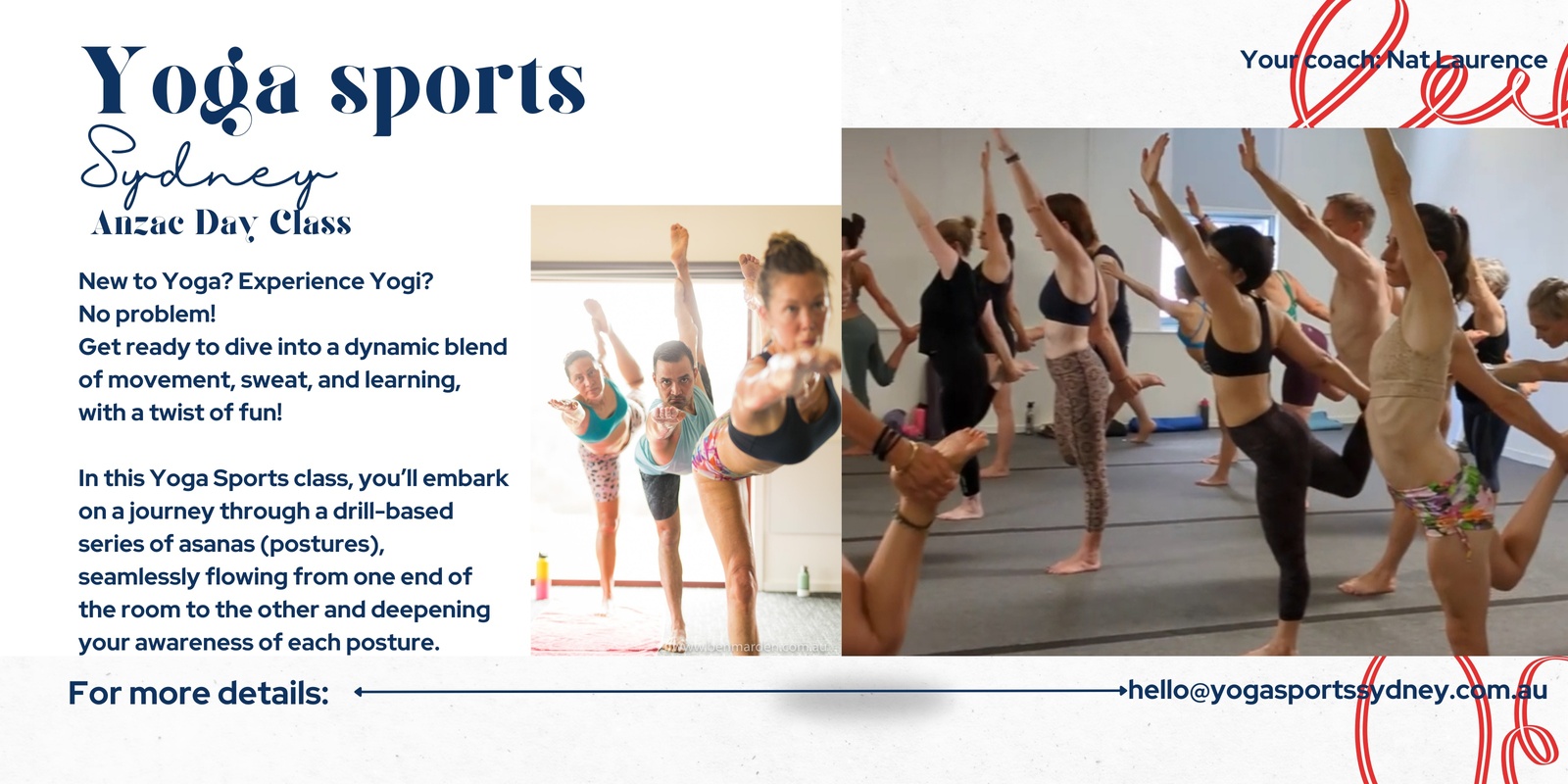 Banner image for Yoga Sports Sydney