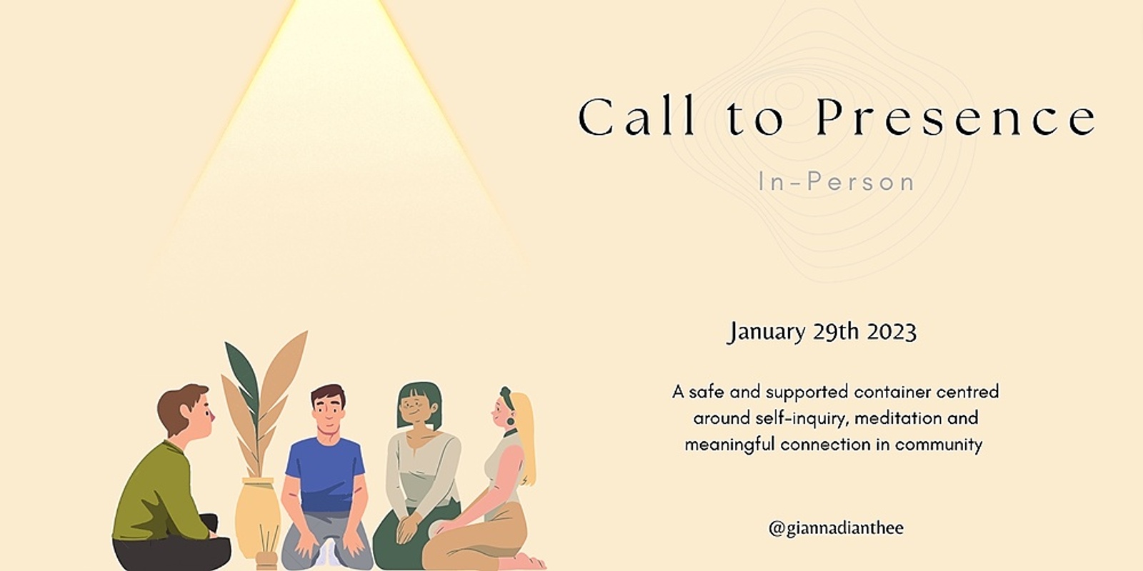 Banner image for Call To Presence | In-Person