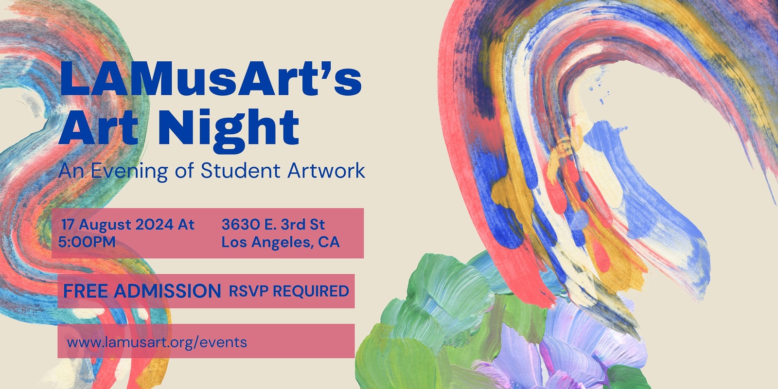 Banner image for LAMusArt's Art Night: An Evening of Student Artwork