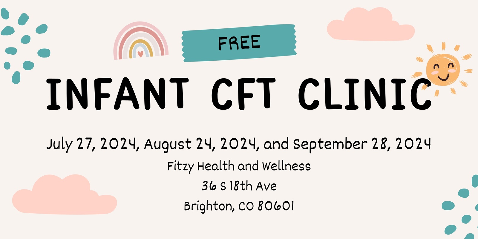 Banner image for Free Infant CFT Clinic