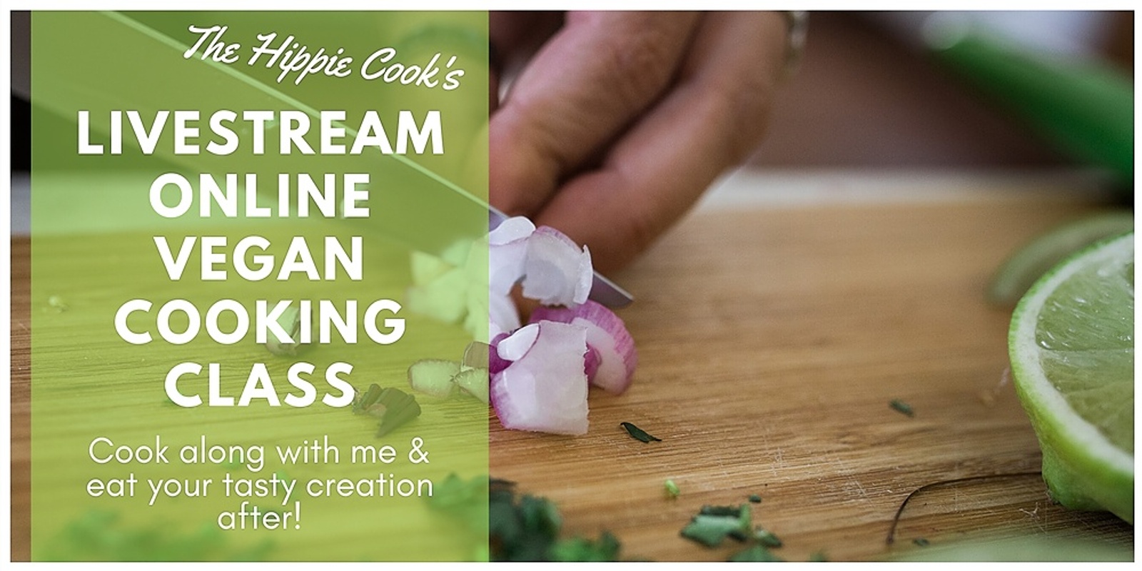 Banner image for Livestream Online Vegan Cooking Class