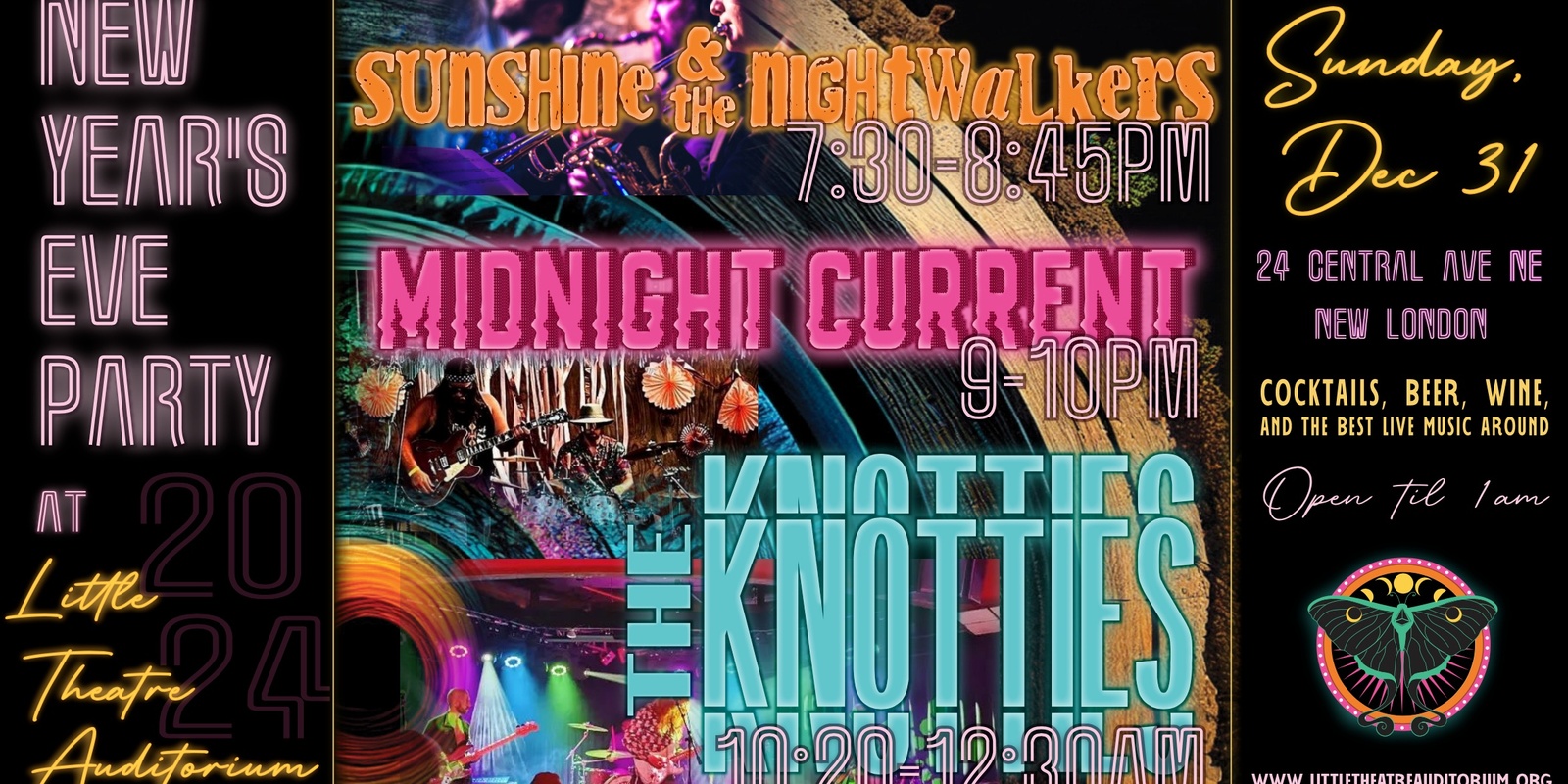 Banner image for 🍾 Count the Rings NYE Celebration! Knotties + Sunshine & the Nightwalkers