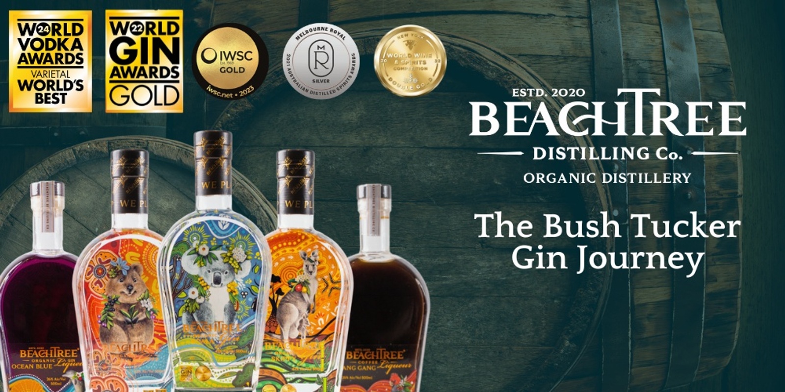 Banner image for Beachtree Distilling Co. - The Bush Tucker Gin Journey