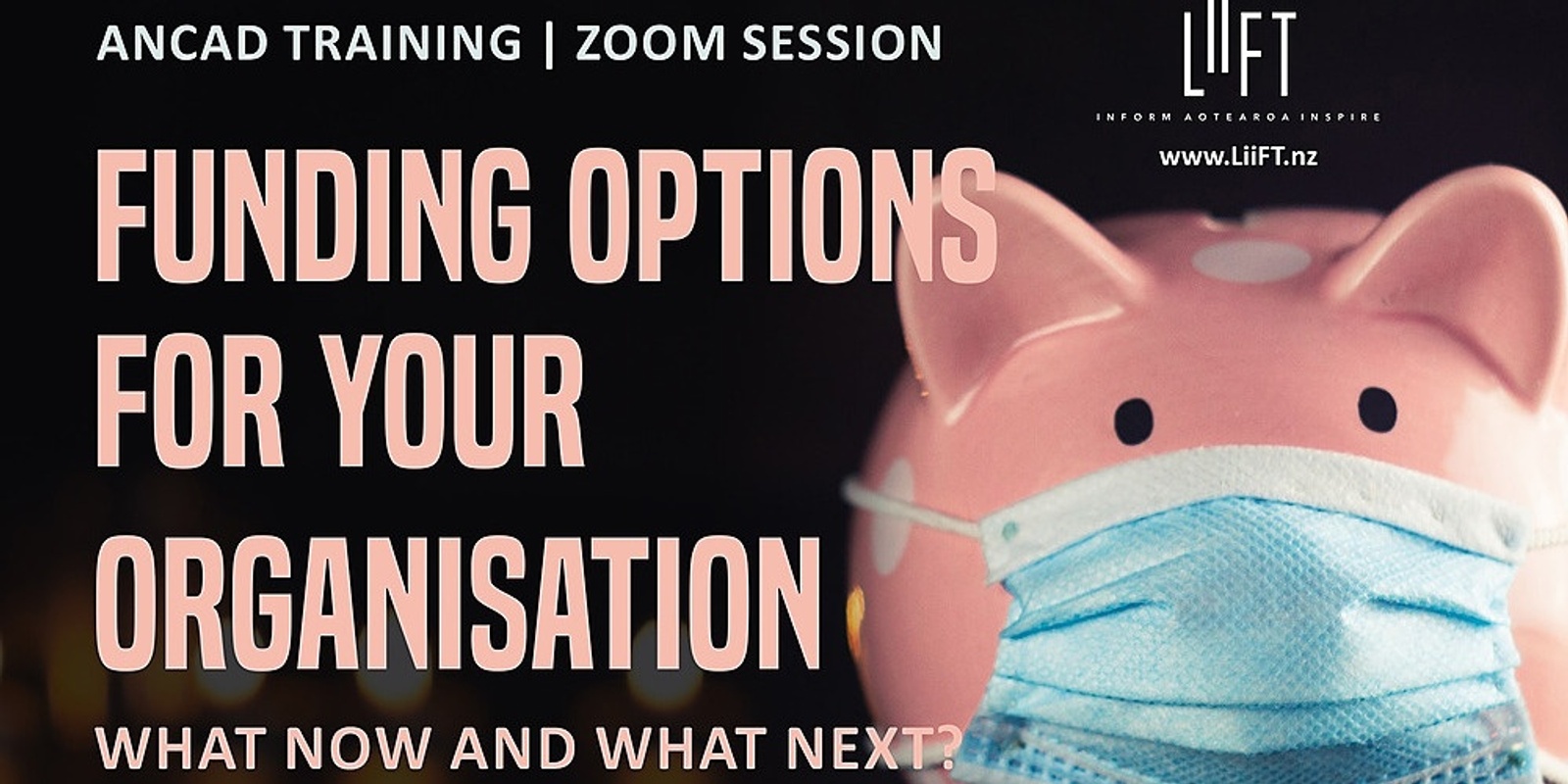 Banner image for Funding Options for Your Organisation: What now and what next?