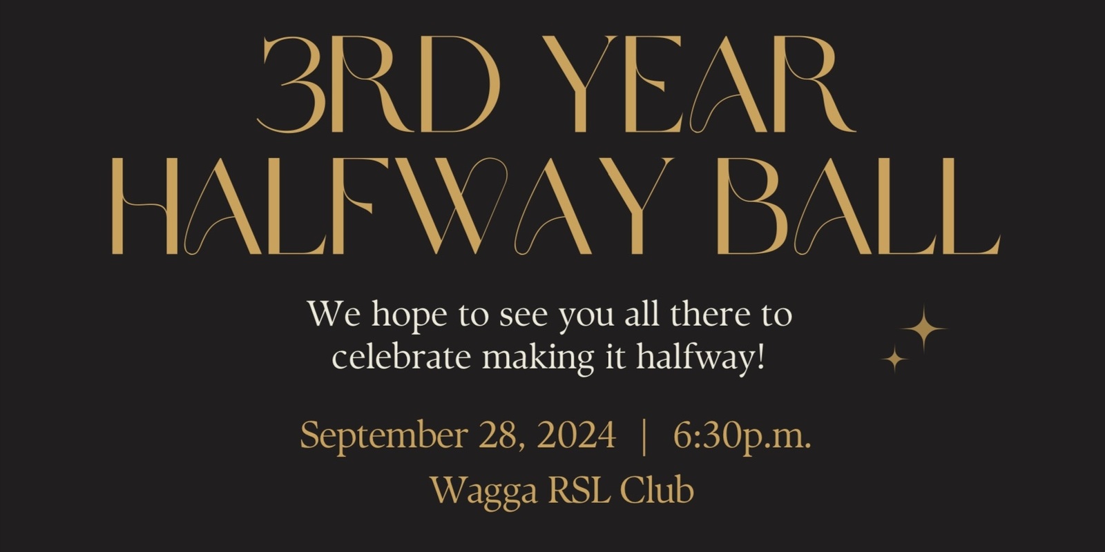 Banner image for VSA 3rd Year Halfway Dinner 2024