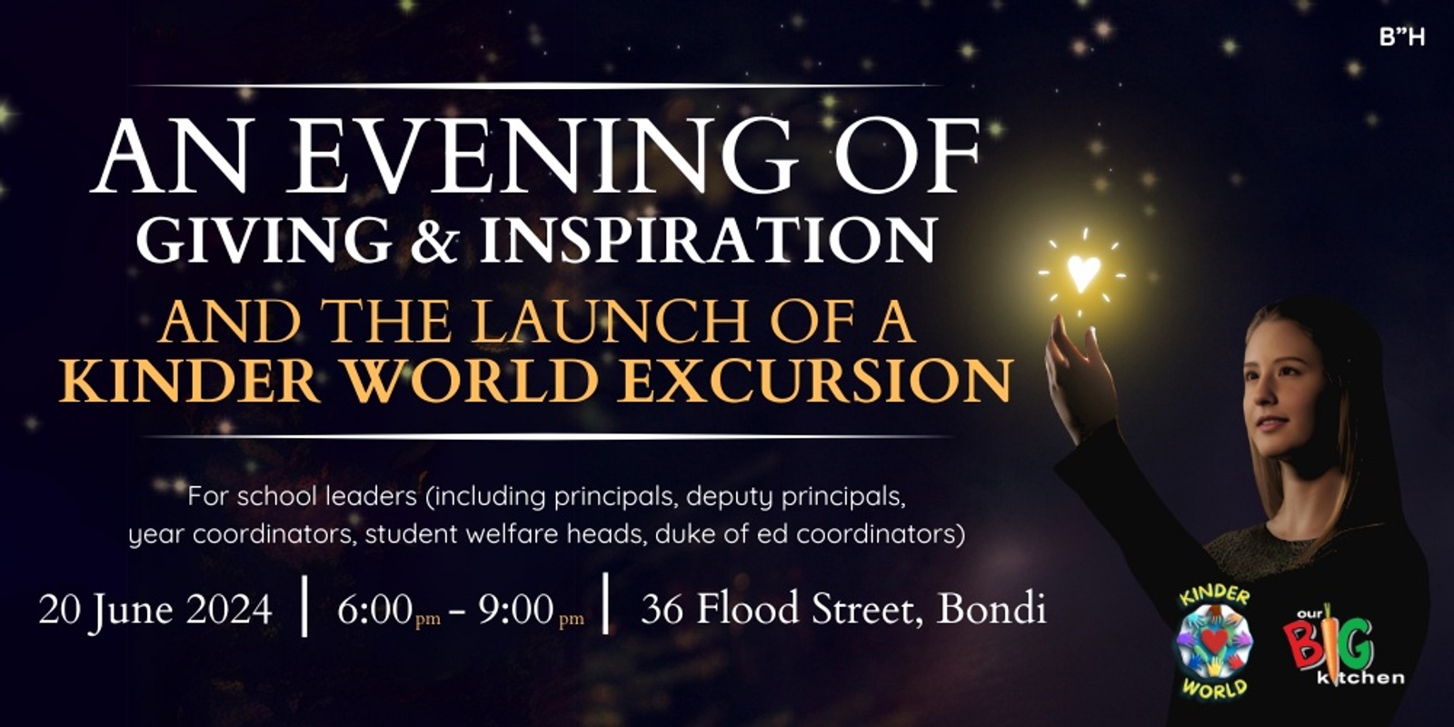 Banner image for An Evening of Giving & Inspiration and The Launch of a Kinder World Excursion