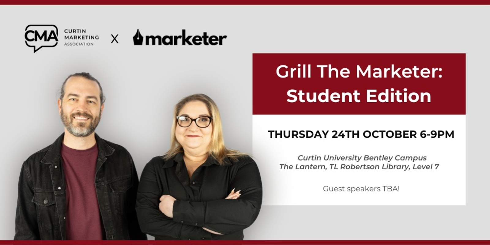 Banner image for Grill the Marketer: Student Edition | CMA x TheMarketer