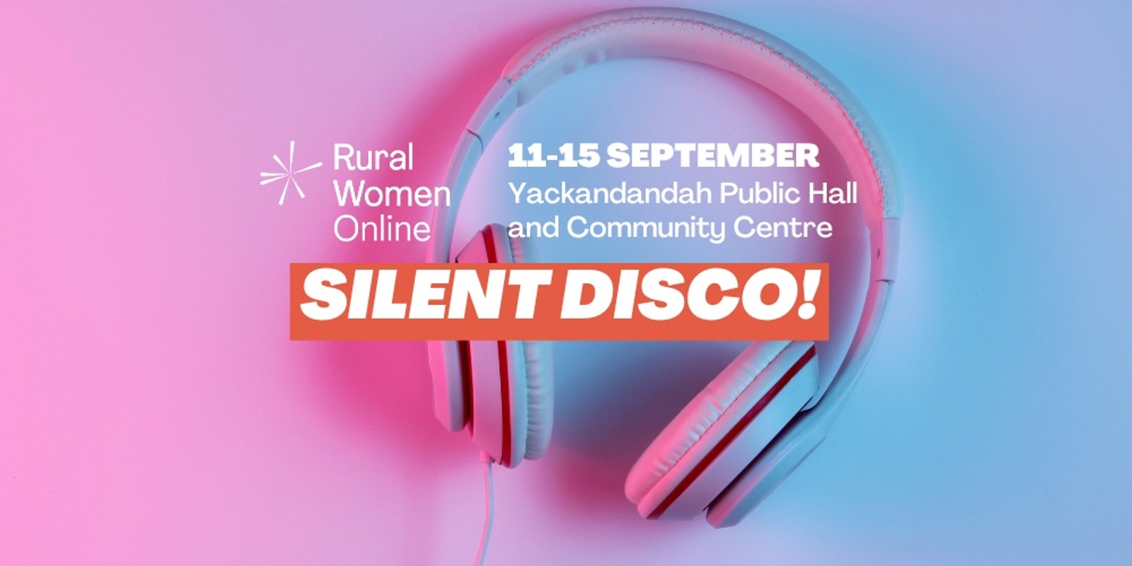 Banner image for Rural Women Online | Silent disco!