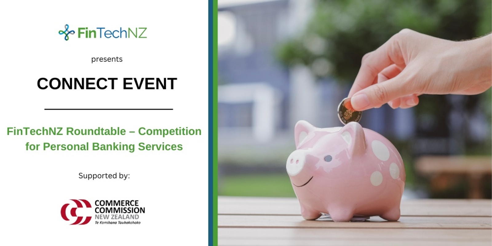 Banner image for FintechNZ Roundtable – Competition for Personal Banking Services