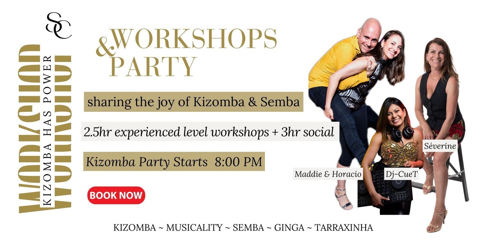 Banner image for Kizomba Immersion: Workshops & Party