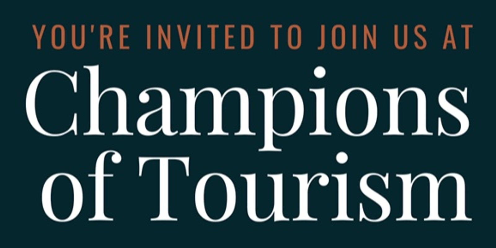 Banner image for Champions of Tourism 2024