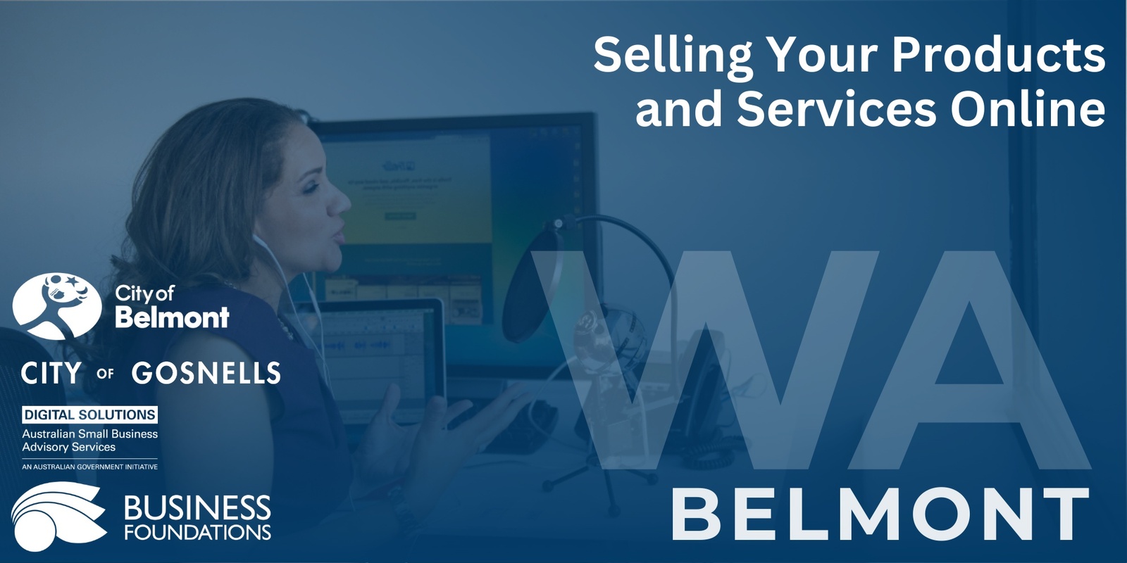 Banner image for Selling Your Products and Services Online - Belmont