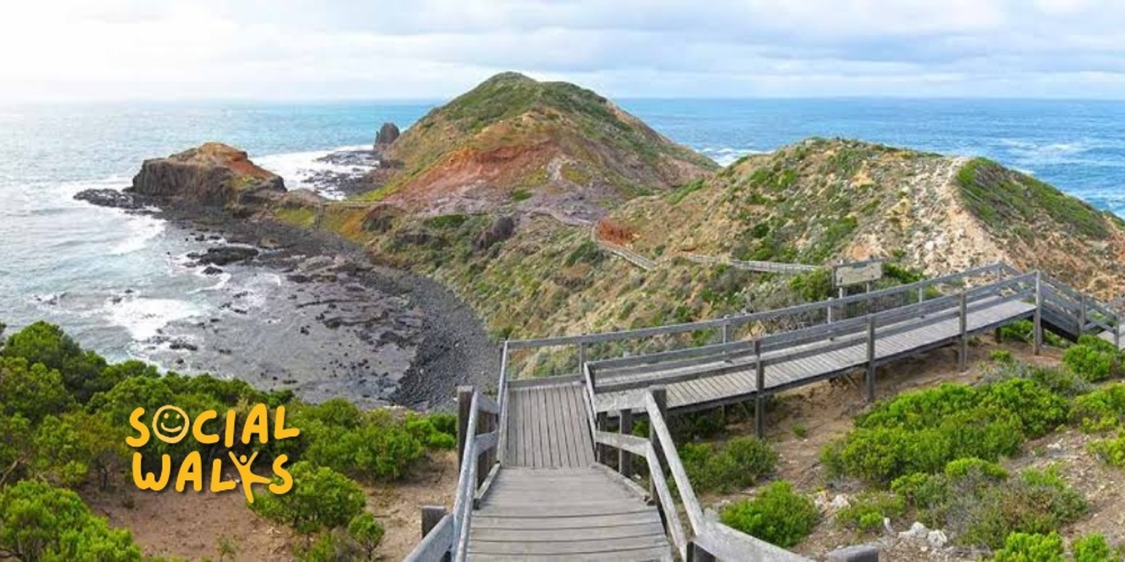 Banner image for Melbourne Social Walks - Cape Schanck Bushrangers Bay + Pulpit Rock Hike - Easy/Moderate 10km