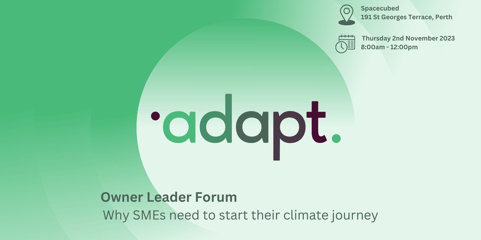 Banner image for Owner Leader Forum - 2nd November 2023