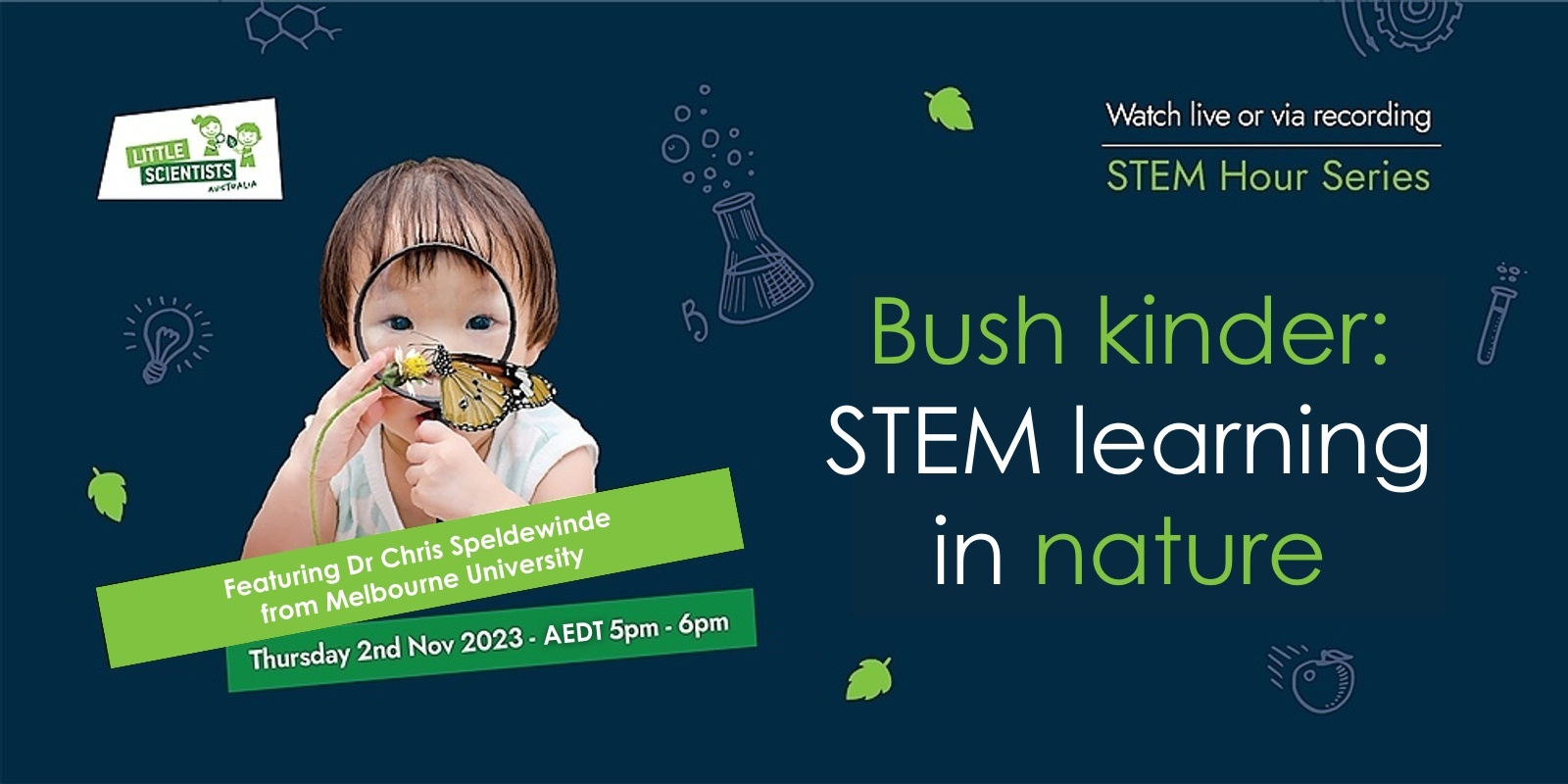 Banner image for STEM Hour | Bush kinder: STEM learning in nature