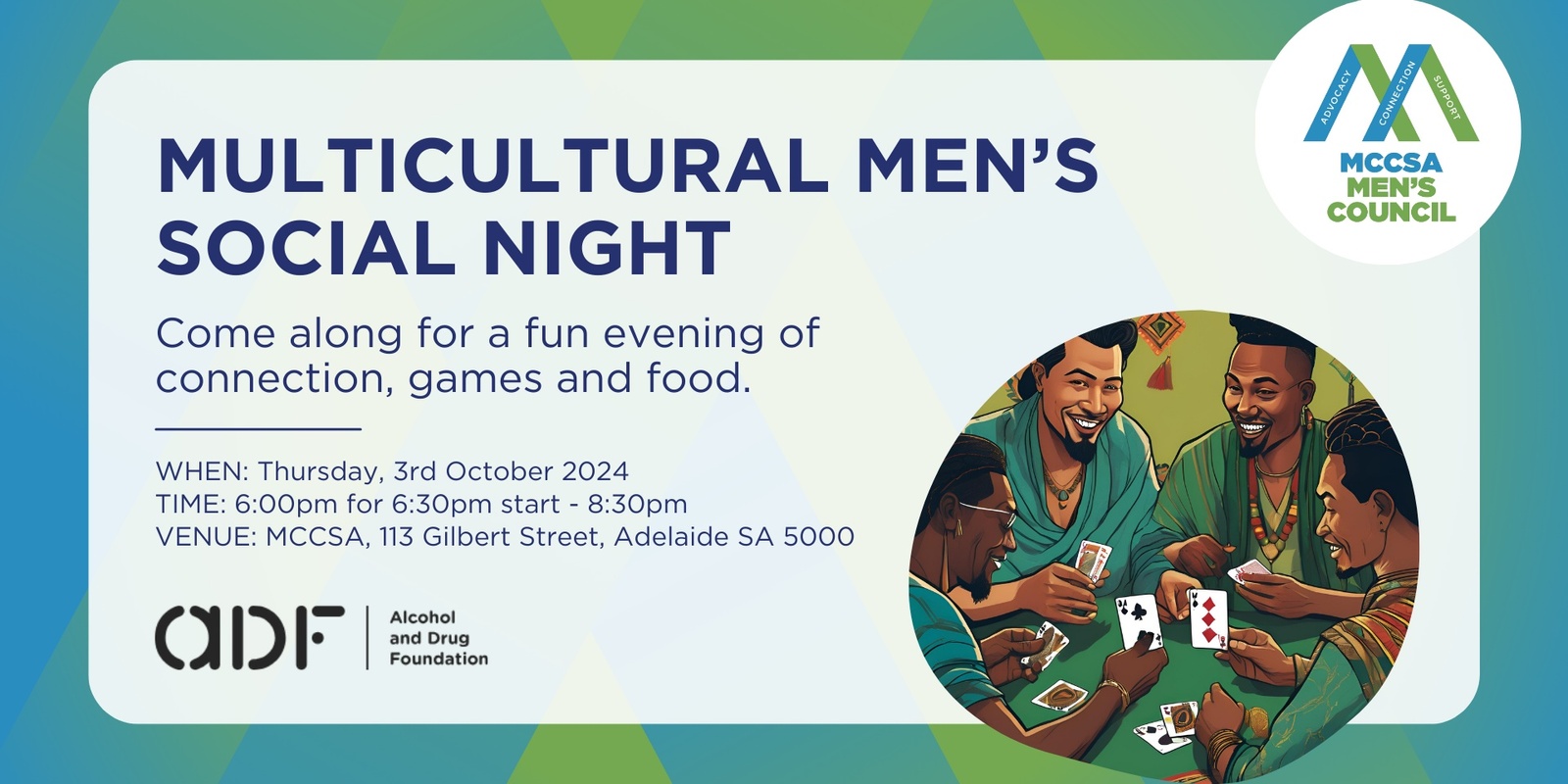 Banner image for Multicultural Men's Social Night