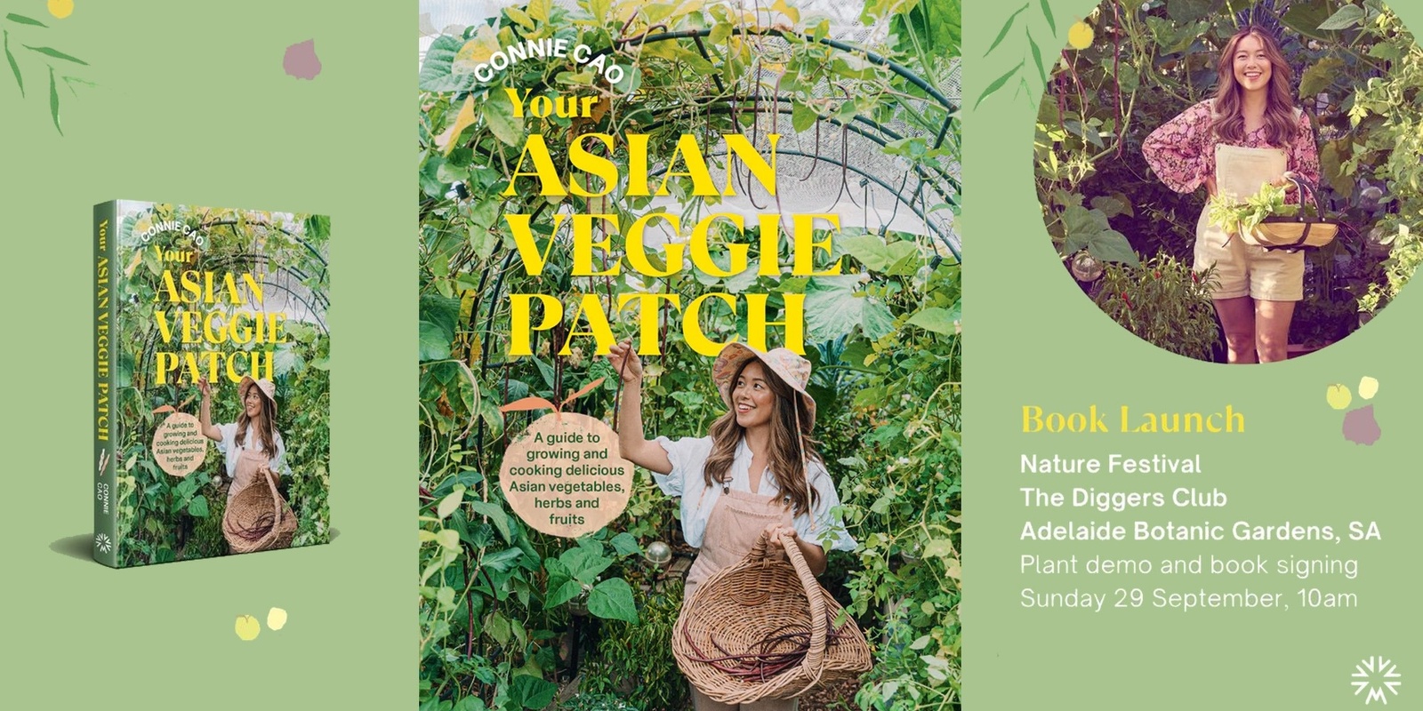 Banner image for Connie Cao's 'Your Asian Veggie Patch' Book Launch