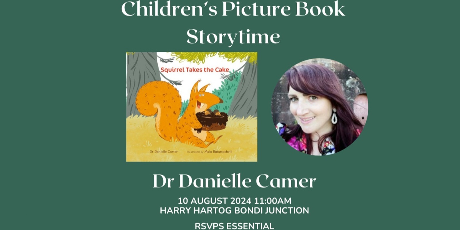 Banner image for Storytime with Dr Danielle Camer