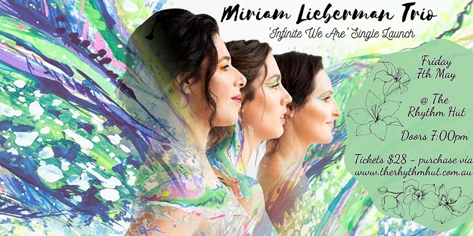 Banner image for Miriam Lieberman Trio - 'Infinite We Are' Single Launch 