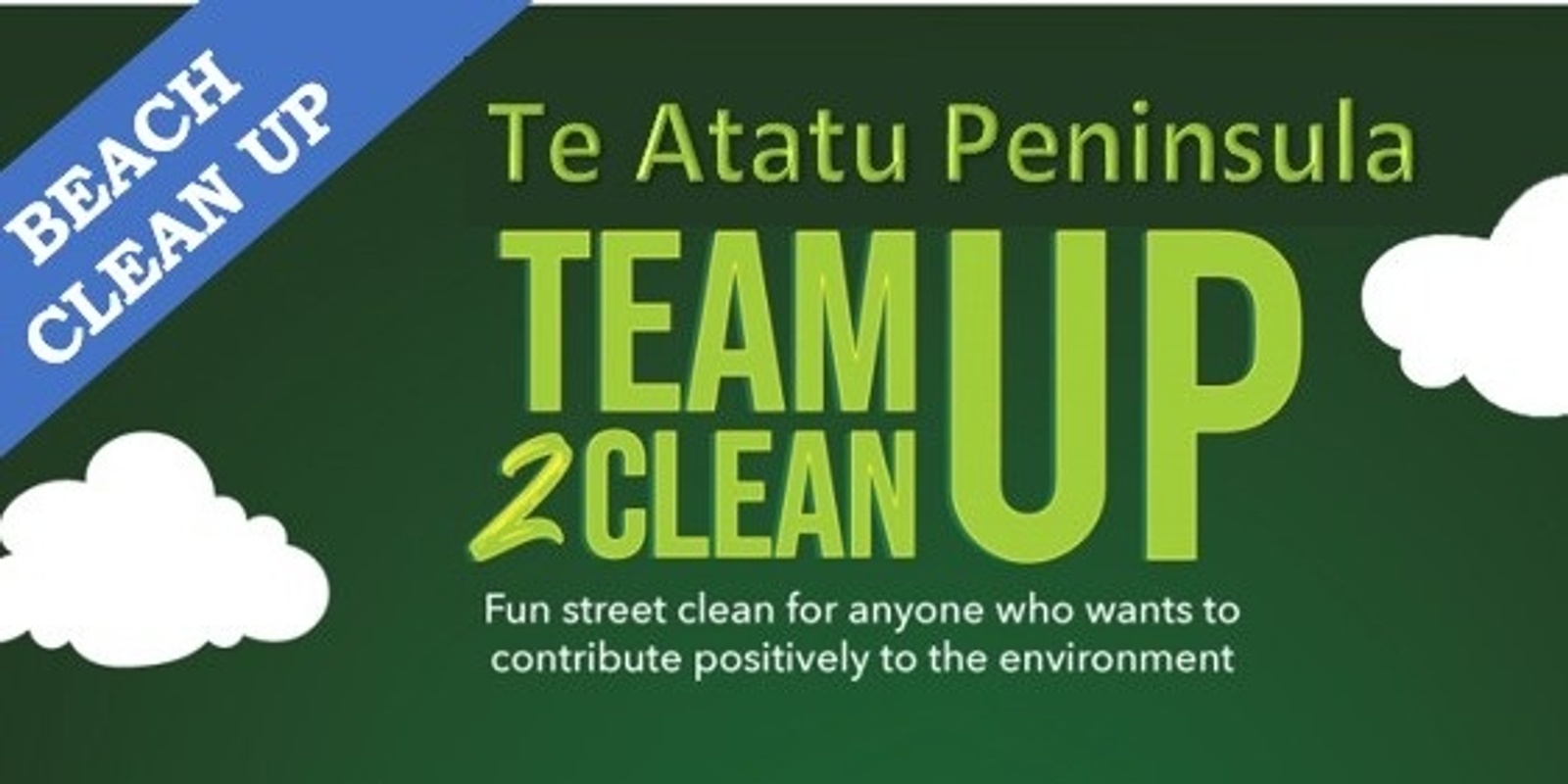 Banner image for Te Atatū Peninsula Team Up 2 Beach Clean Up - 8 September 2024 (Sunday)