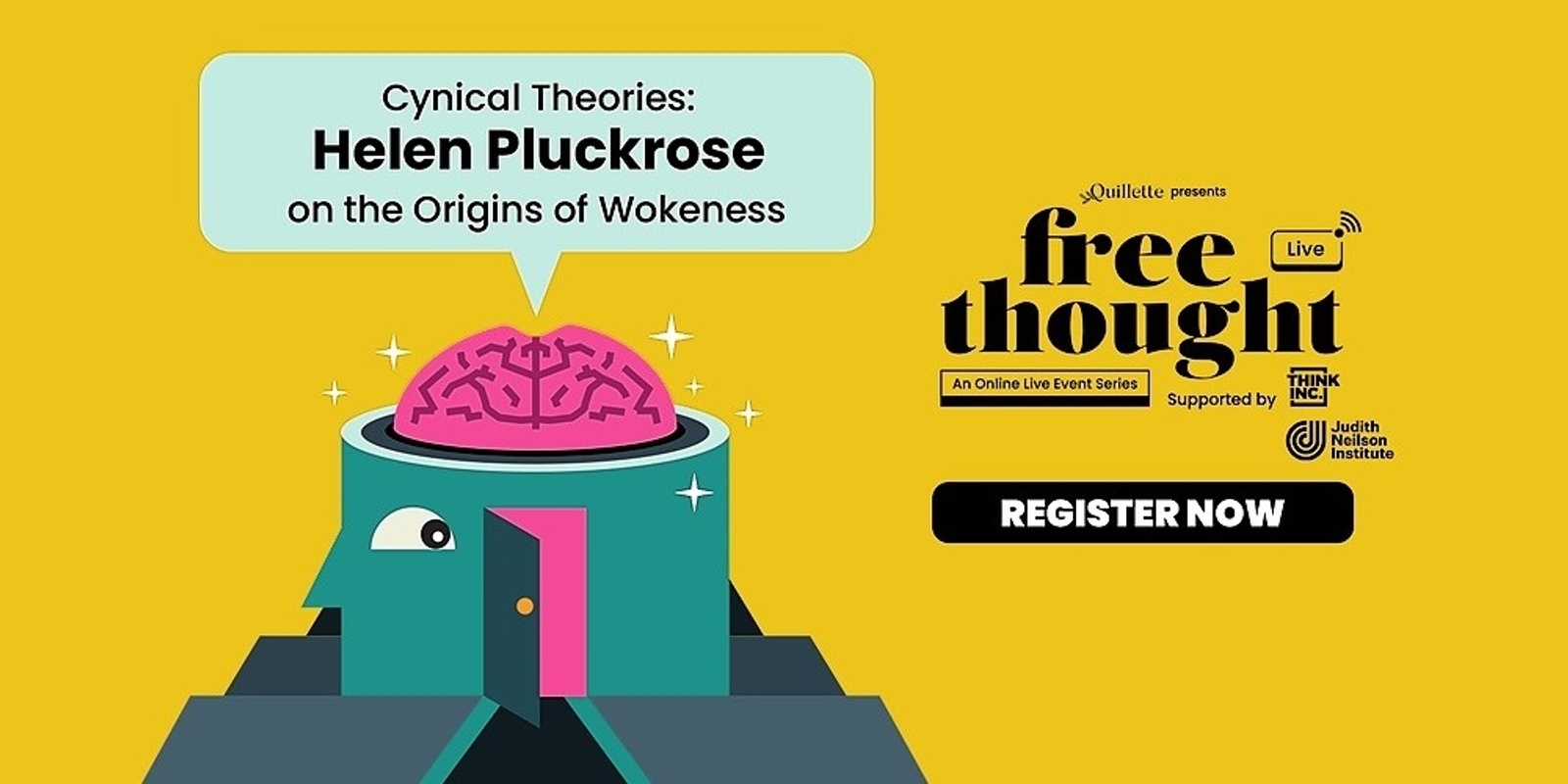 Banner image for Cynical Theories: Helen Pluckrose on the Origins of Wokeness