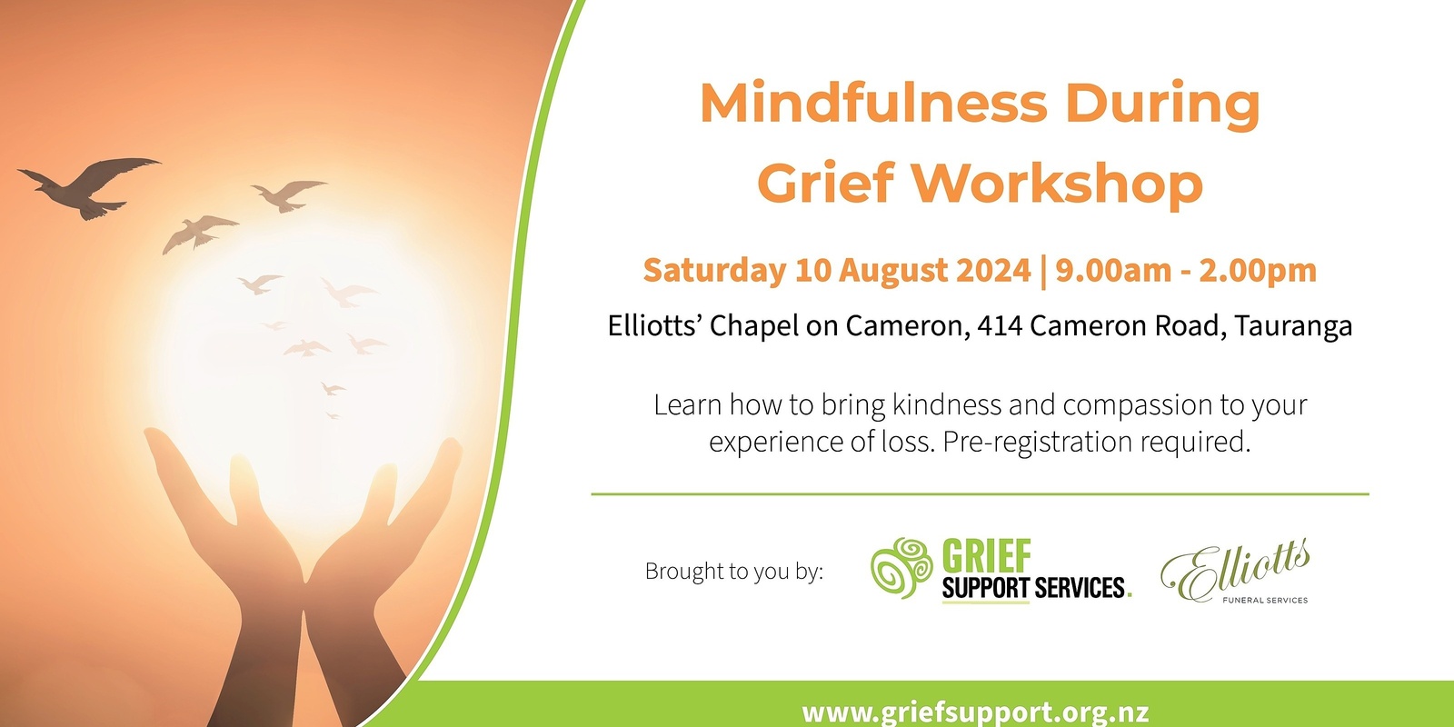 Banner image for Mindfulness During Grief Workshop