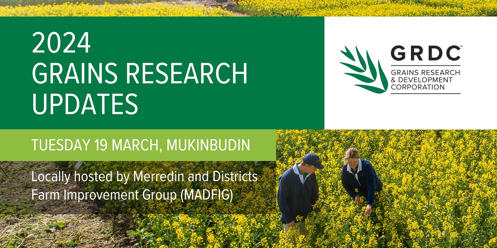 Banner image for  2024 GRDC Grains Research Update, Mukinbudin