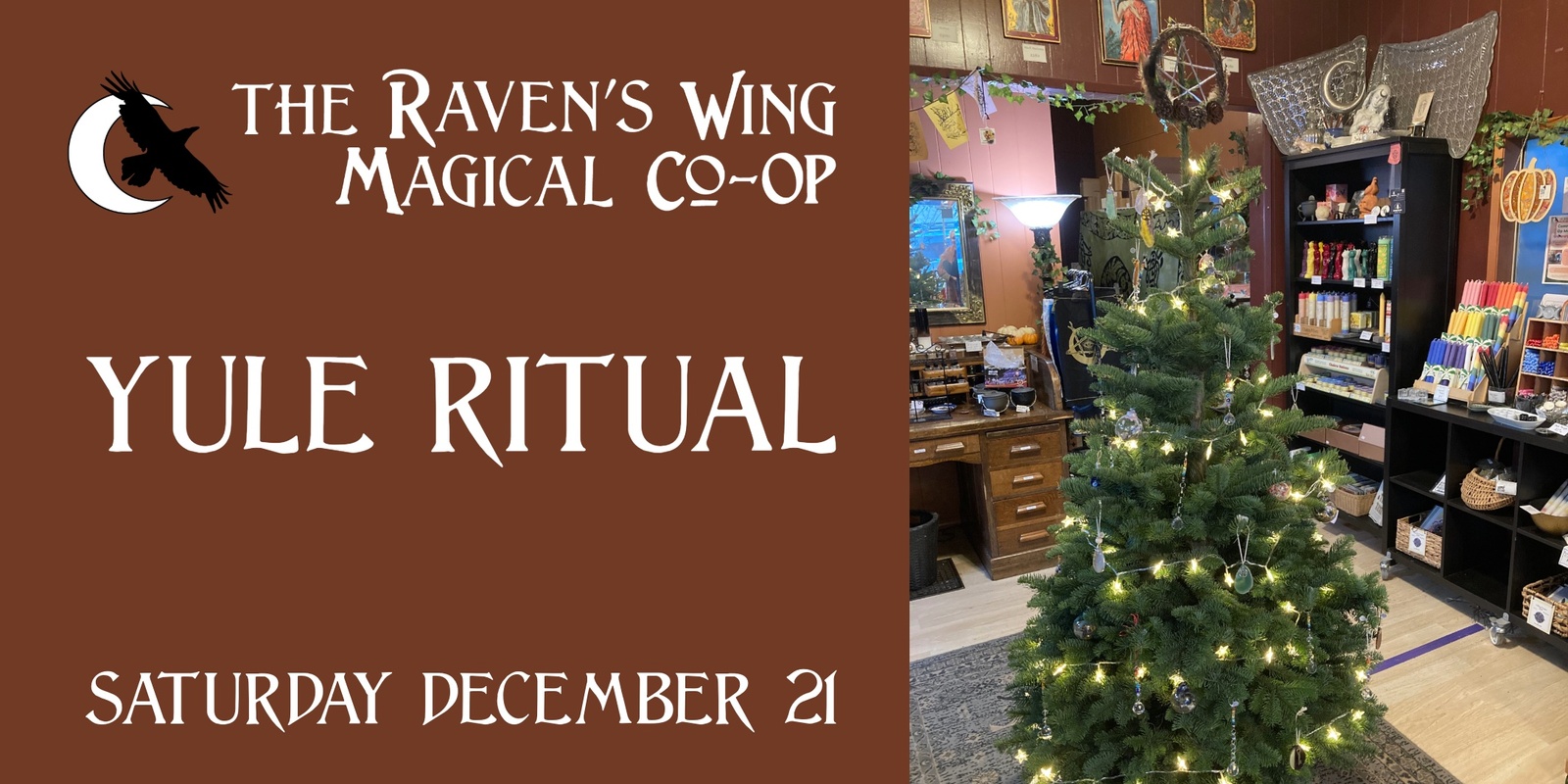 Banner image for The Raven's Wing Presents: Yule Ritual