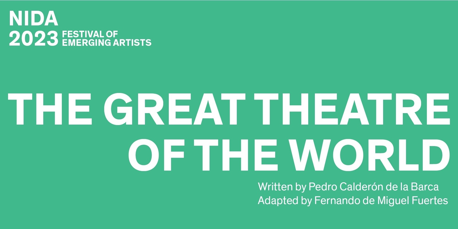 Banner image for The Great Theatre of the World