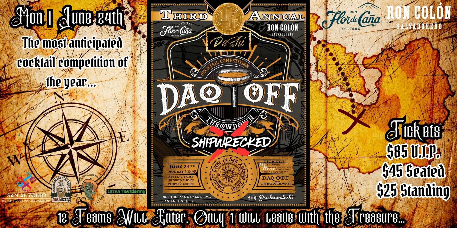 Banner image for 3rd Annual DASHI DAQ-OFF Cocktail Competition - SHIPWRECKED
