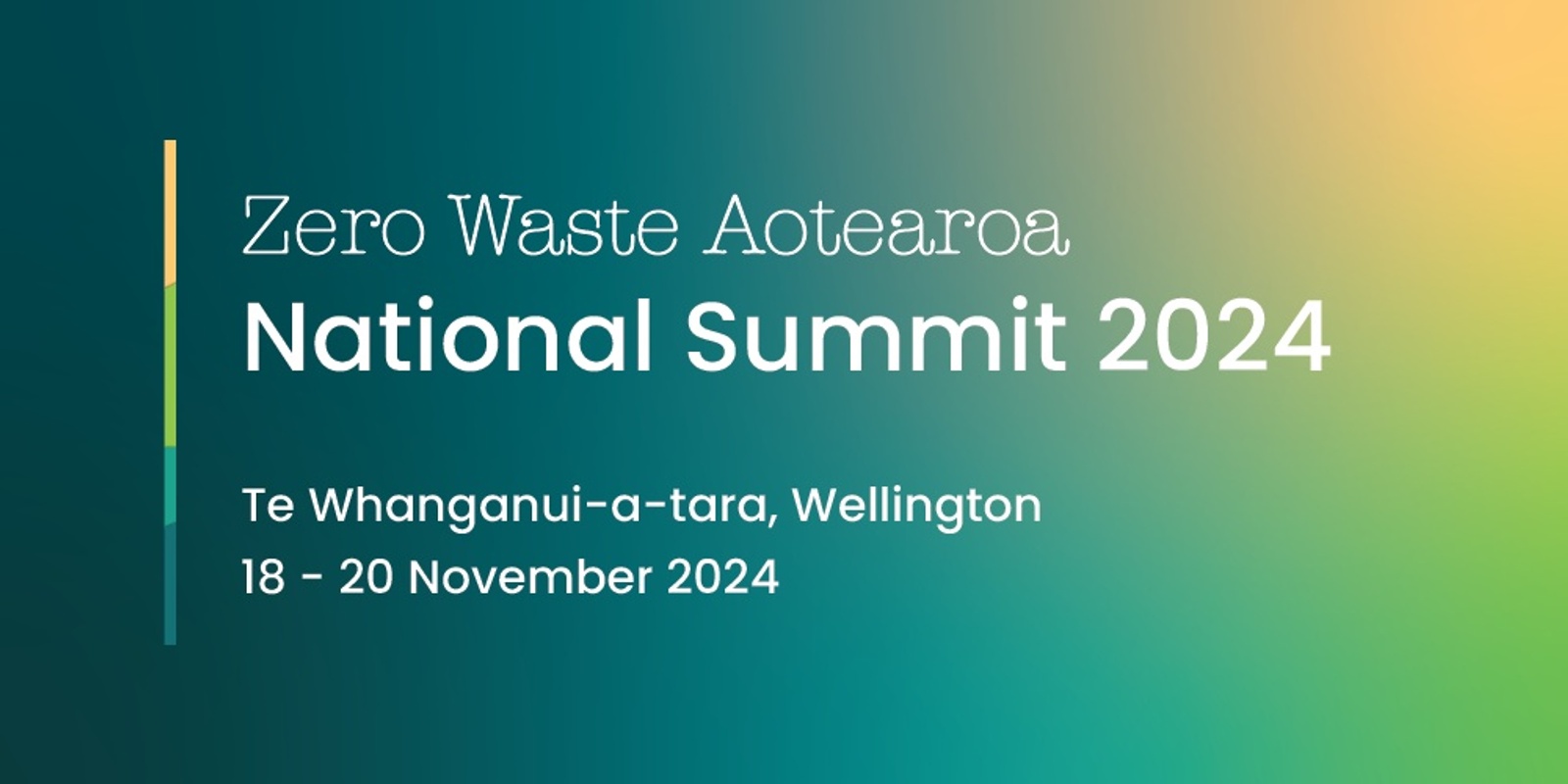 Banner image for Zero Waste Aotearoa National Summit 2024