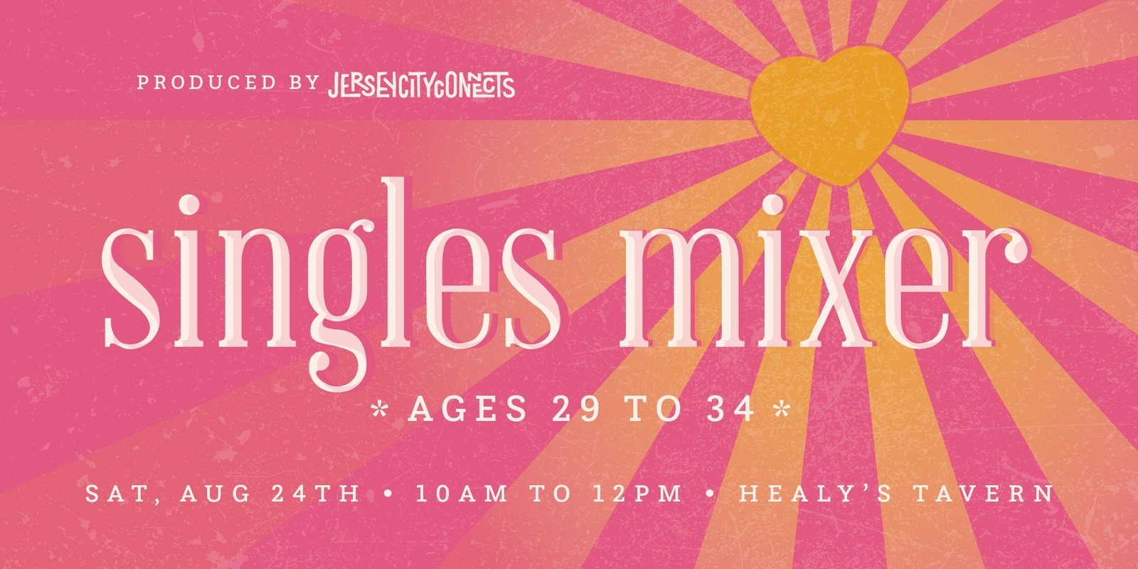 Banner image for Jersey City Connects | Singles Mixer (29 to 34) | Dating in Jersey City