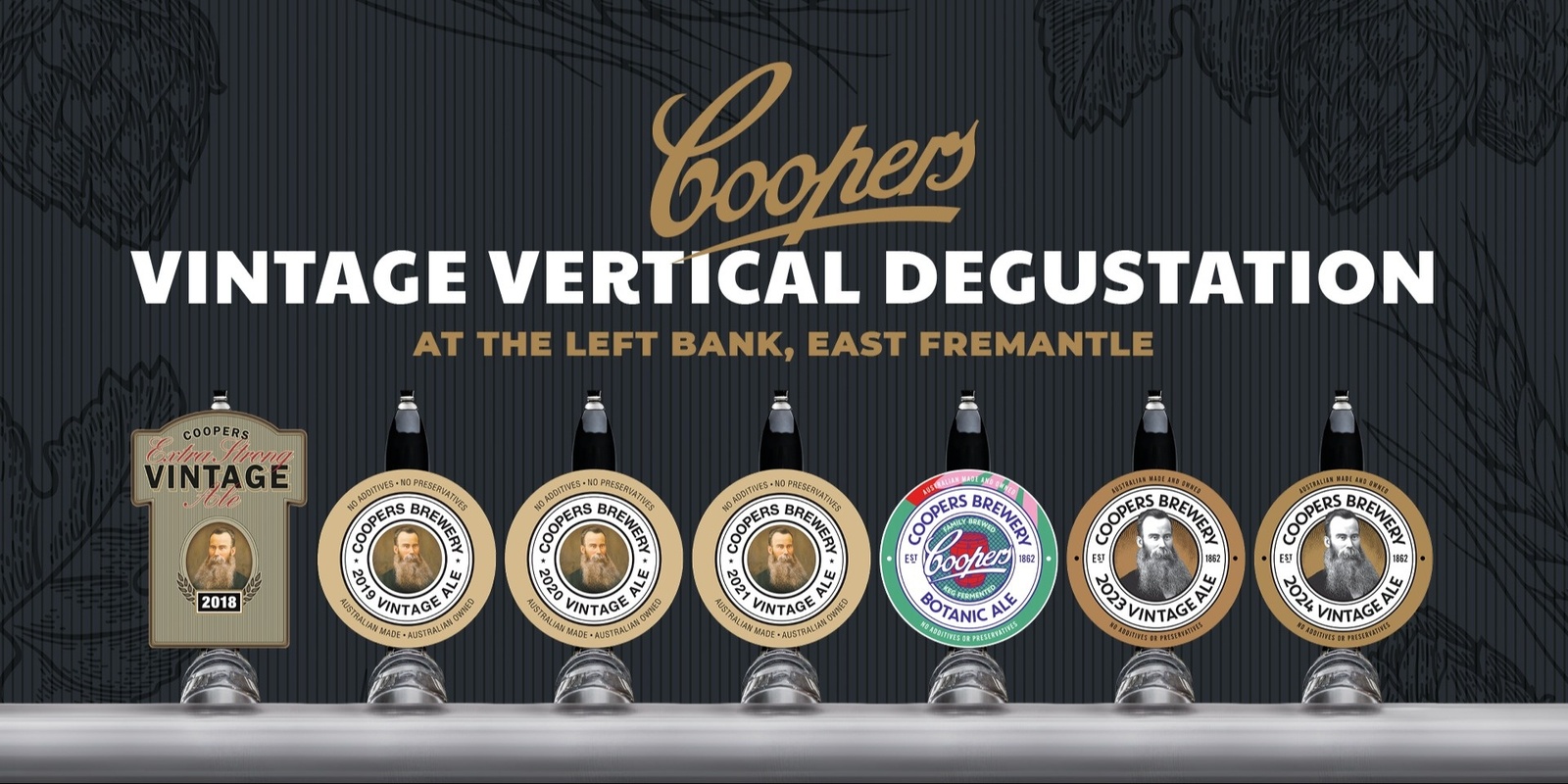 Banner image for The Left Bank - Coopers Vintage Vertical Degustation 2024