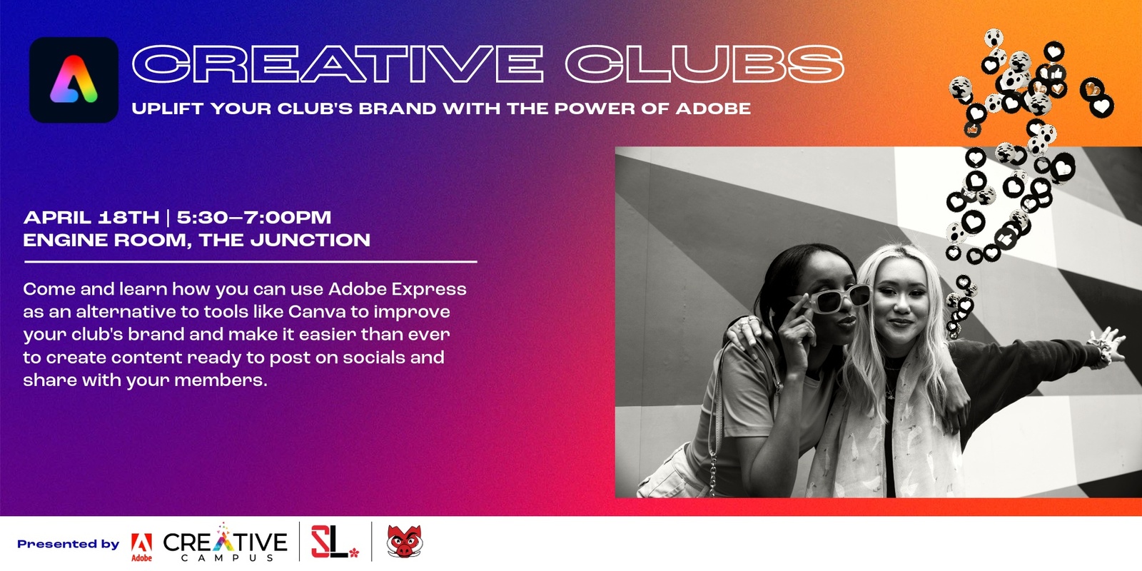 Banner image for Adobe Hub Clubs Workshop