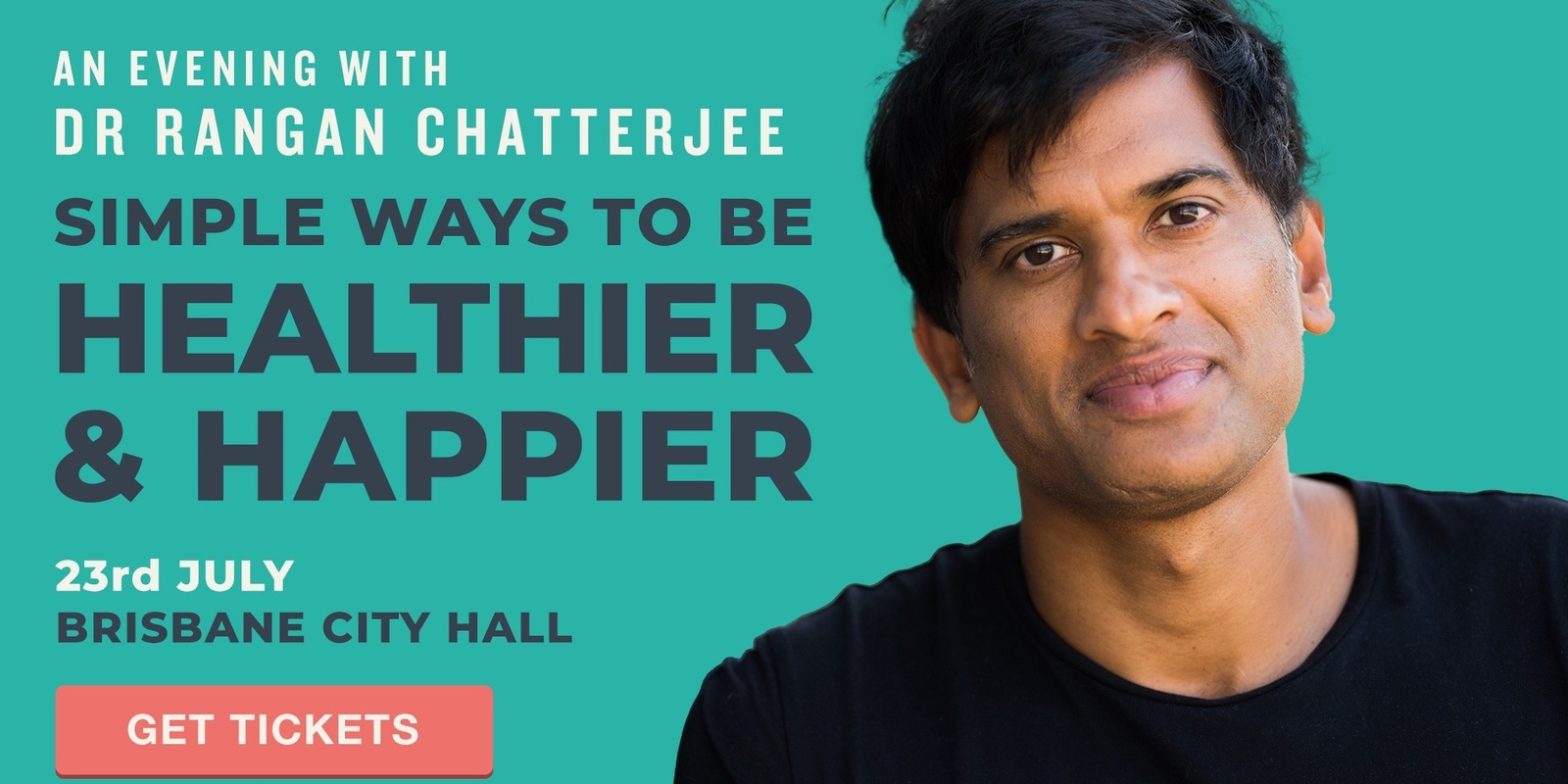 Banner image for An Evening With Dr Rangan Chatterjee Brisbane