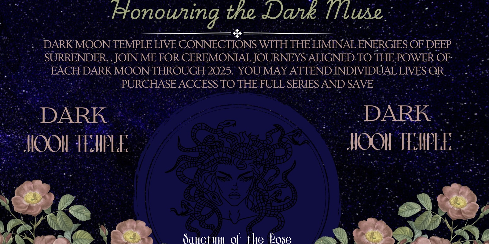 Banner image for Dark Moon Temple - Honouring the Dark Muse