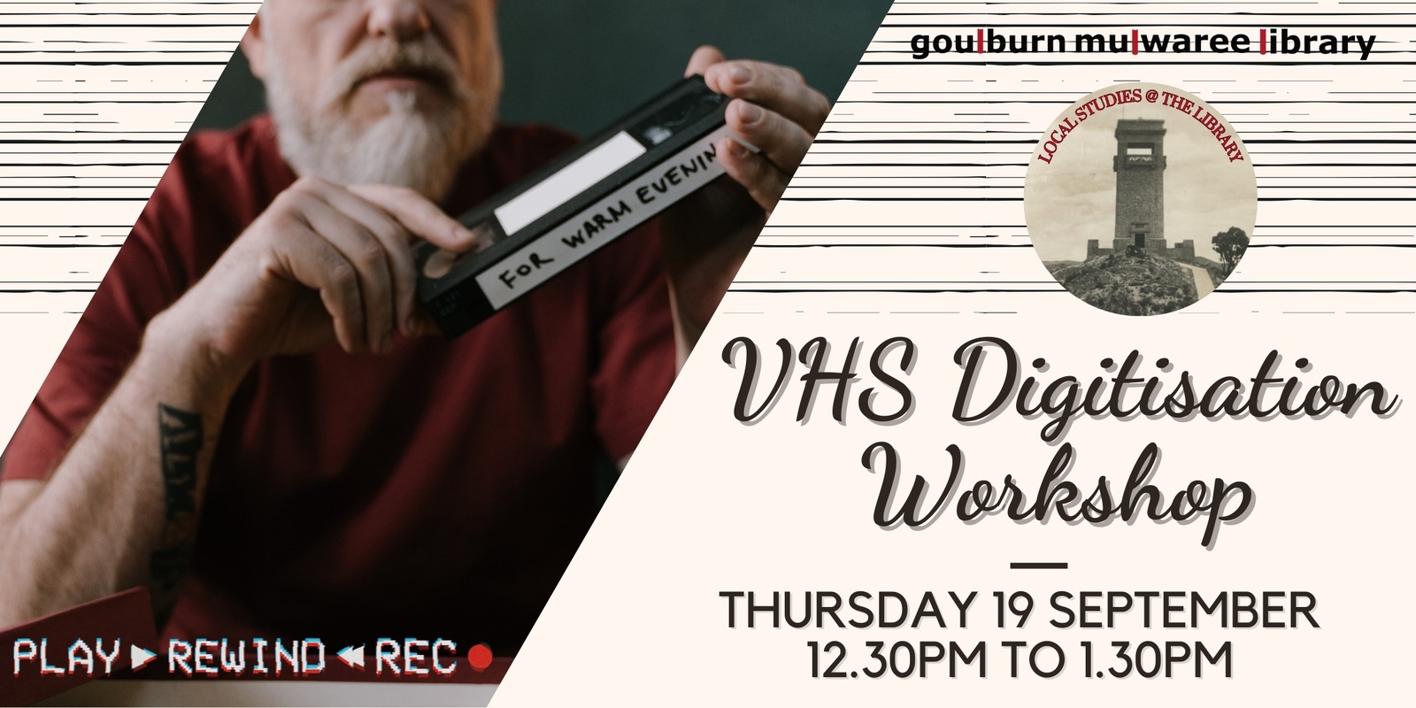 Banner image for VHS Digitisation Workshop