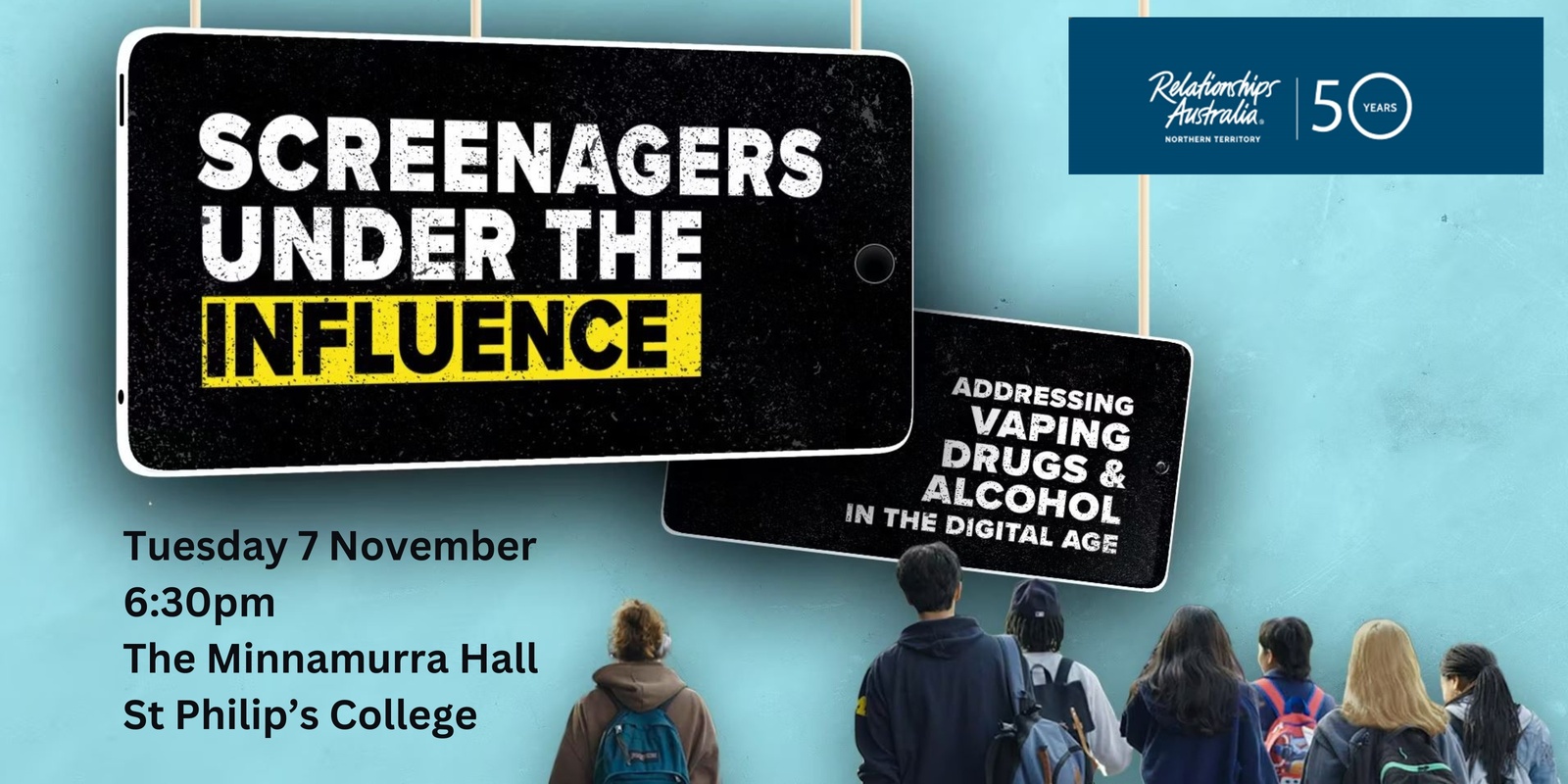 Banner image for Screenagers: Under the Influence - vaping, drugs and alcohol