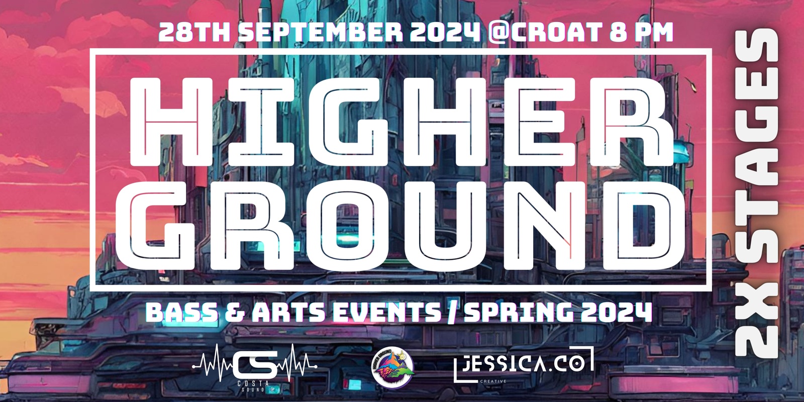 Banner image for HIGHER GROUND: BASS & ARTS EVENTS // SPRING 2024