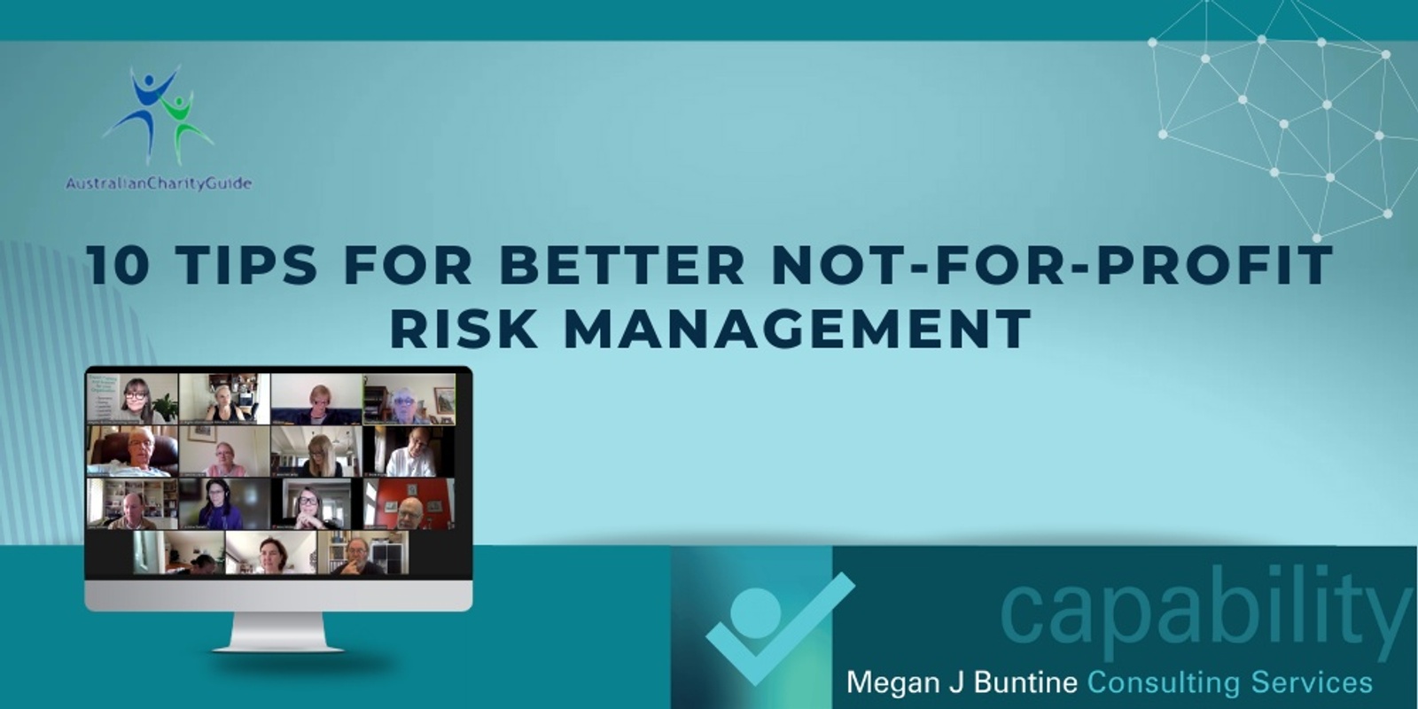 Banner image for 10 tips for Better Not-for-Profit Risk Management - May 2025