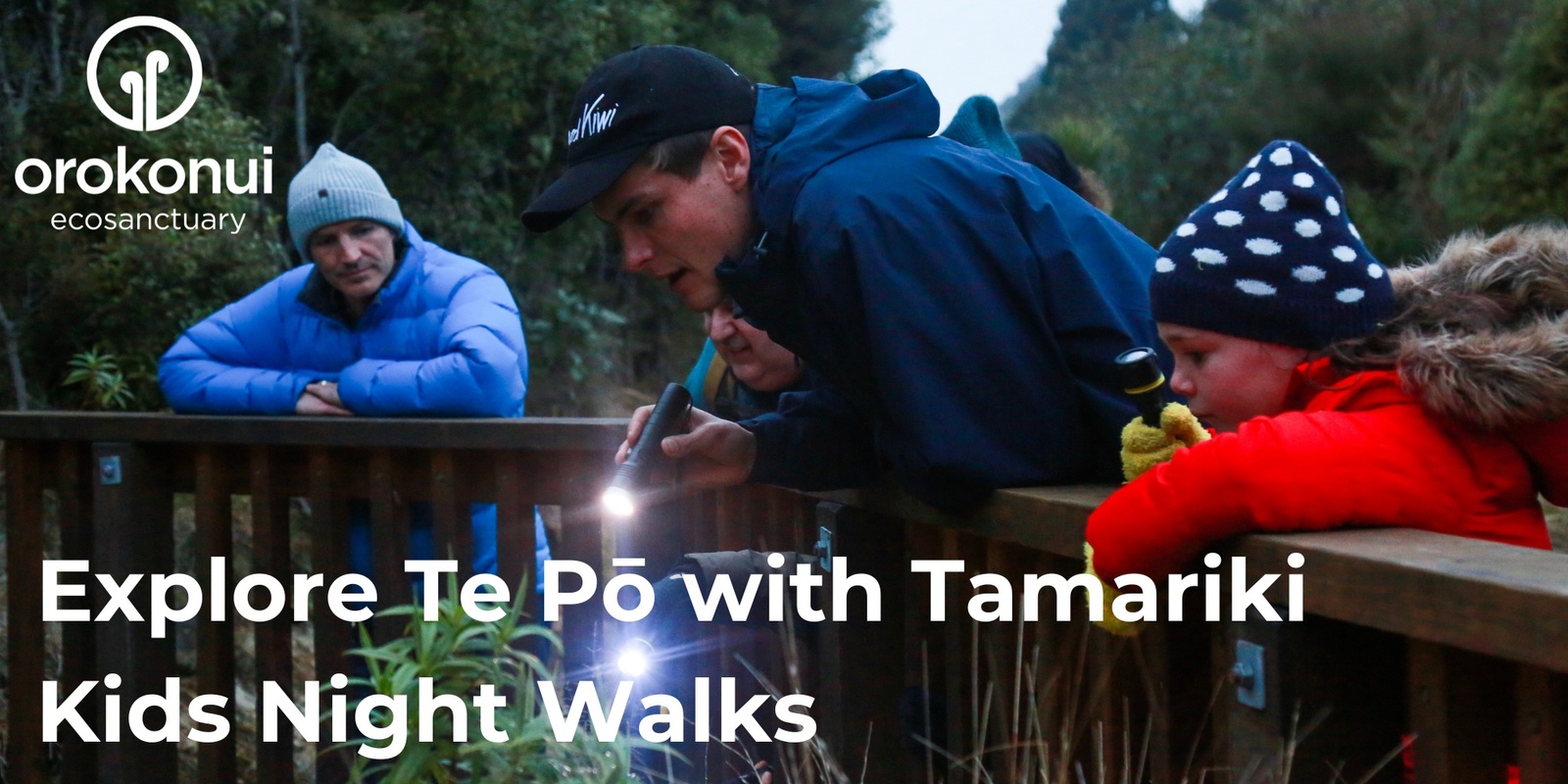 Banner image for Explore Te Pō with Tamariki - Kids night walks 